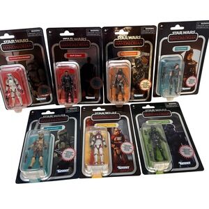 Star Wars The Mandalorian Carbonized‎ Collection Action Figure Lot Dune Moff